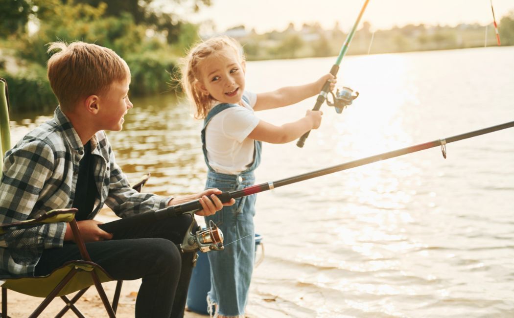 Teach kids Fishing